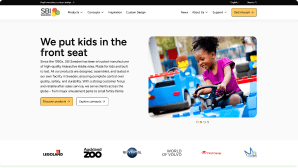 SBI Sweden website design preview